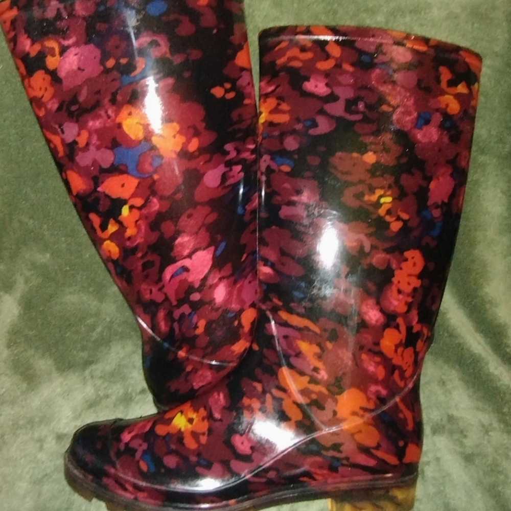 Merona multicoloured Rubber Rain Boots